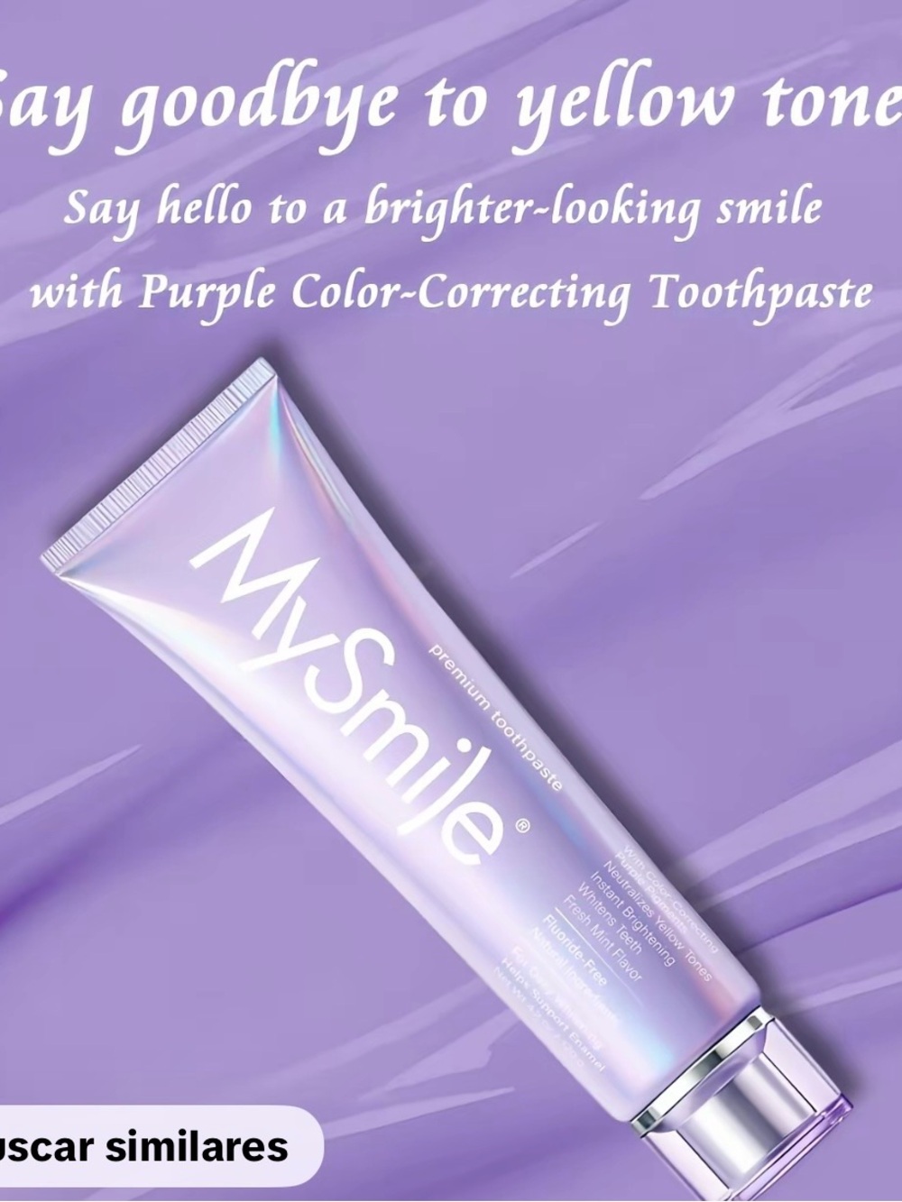 Purple Color-Correcting Toothpaste